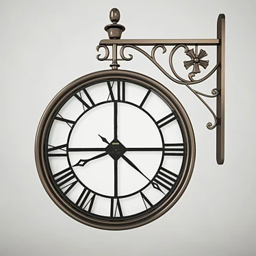 Urban Wall Clocks 3D model image 1 