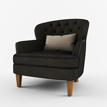 Modern Armchair 3D Model 3D model image 1 