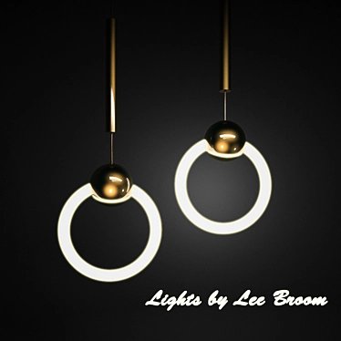 Sleek Ring Light by Lee Broom 3D model image 1 