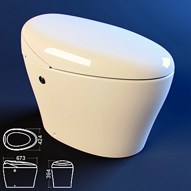 Kohler Karing Smart Toilet 3D model image 1 