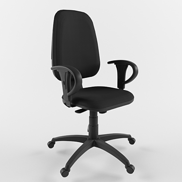 Sleek Ergo Office Chair 3D model image 1 
