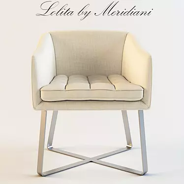 Elegant Meridiani Lolita Armchair 3D model image 1 