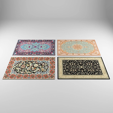 Ethnic-inspired Carpet 3D model image 1 