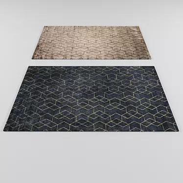 Luxury Velvet Carpet 3D model image 1 
