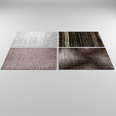 Luxury Shaggy Carpet 3D model image 1 