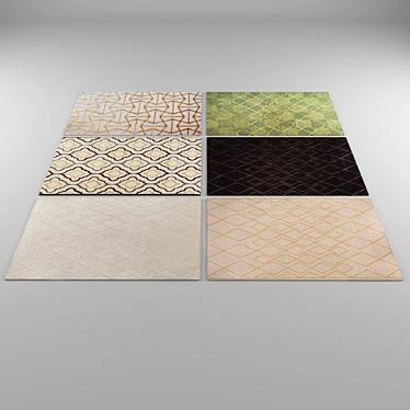 Luxury Plush Carpet - High-Quality Flooring 3D model image 1 