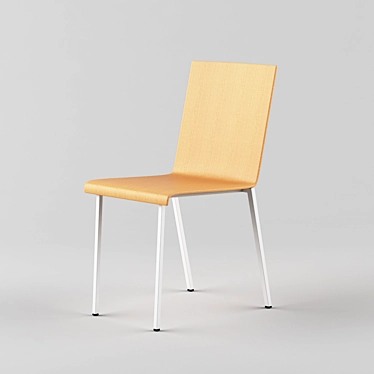 Stylish Kuadro Chair 3D model image 1 