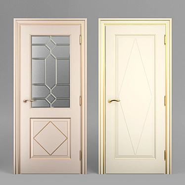 Modern Style Interior Door Model 10 3D model image 1 