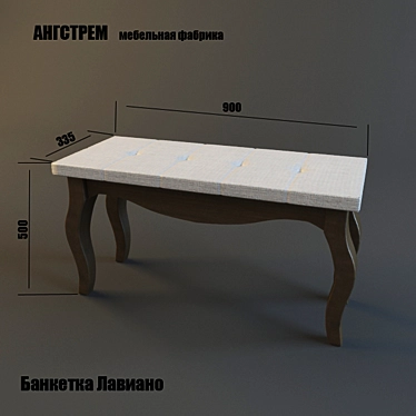 Angstroms Bench 3D model image 1 