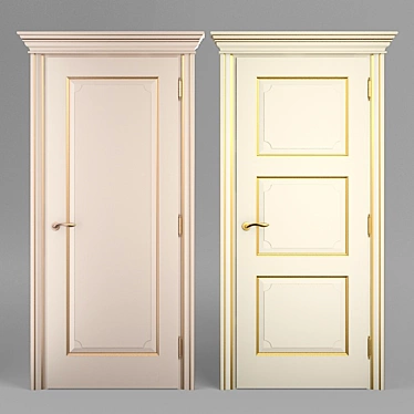 Elegance Collection: Interier Door 3D model image 1 