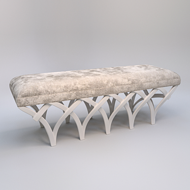 Gothic Arch Banquette 3D model image 1 