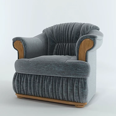  Ultimate Relaxation: Oasis Armchair 3D model image 1 