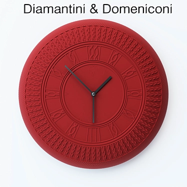 Soft Cotton Wall Clock - Diamantini & Domeniconi 3D model image 1 