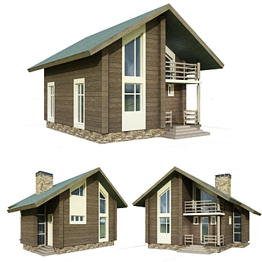 Title: Cozy Cottage Retreat 3D model image 1 