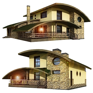 Peak Retreat Cottage 3D model image 1 