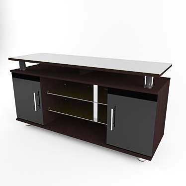 Modern TV Stand 3D model image 1 