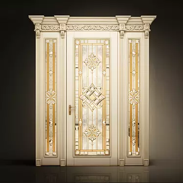 Classic Glass Door | Custom-Made Design 3D model image 1 