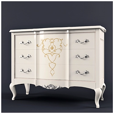 CASA BELLA Chest - Elegant and Functional 3D model image 1 