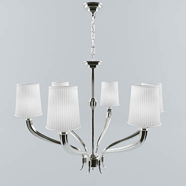 Elegant Mayflower Chandelier 3D model image 1 