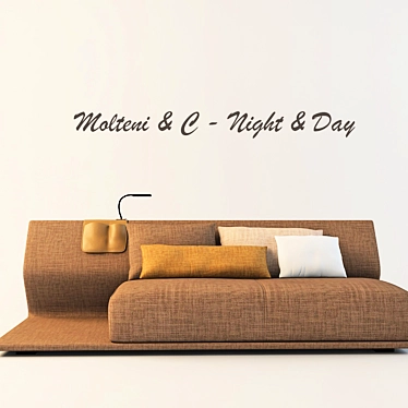 Dreamy Dreams: Night & Day Bed 3D model image 1 