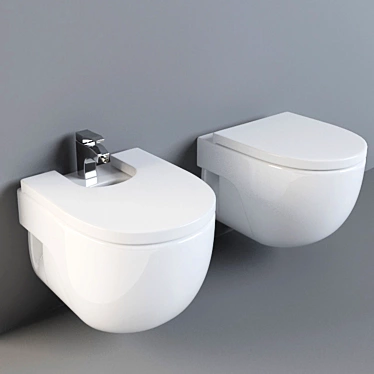 Roca Meridian: Sleek and Stylish Bathroom Necessities 3D model image 1 