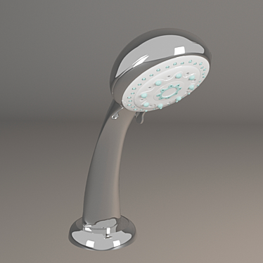 Premium Shower Head: Versatile and High-Quality 3D model image 1 