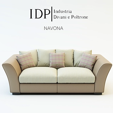 Nāvona Modern Sofa 3D model image 1 