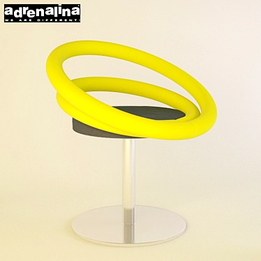 Elegant Circle Armchair by Adrenalina 3D model image 1 