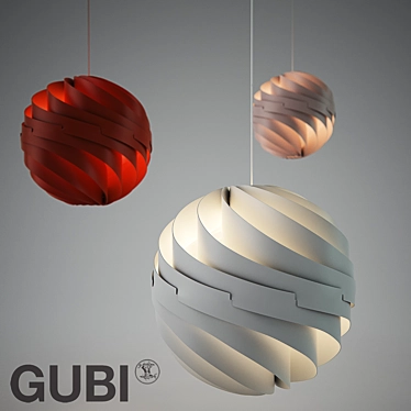 Gubi / Turbo pendant L by Louis Weisdorf