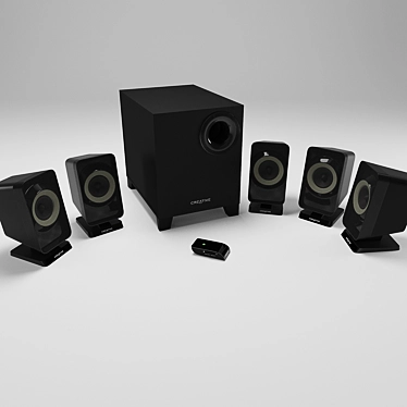 Immersive Sound Experience: Creative Inspire T6160 3D model image 1 