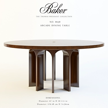 Baker_Arcade Dining Table_No. 8638