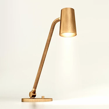 Contardi Up Bronze Table Lamp 3D model image 1 