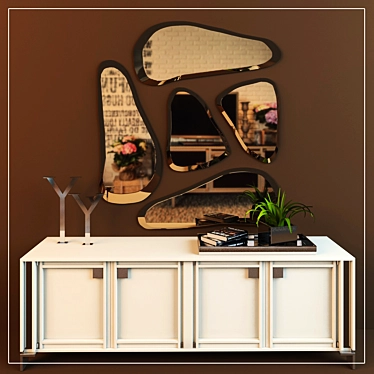 Modern Sideboard "VENERE" by KLAB DESIGN 3D model image 1 