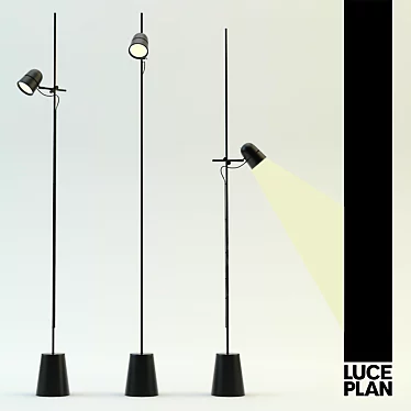 Dynamic Balance Floor Lamp 3D model image 1 