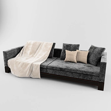 Title: Luxury Minotti Klimt Sofa 3D model image 1 