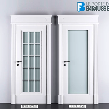 Elegant Tiepolo Doors by Barausse 3D model image 1 