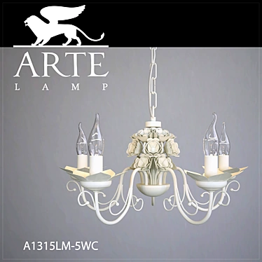 Arte Lamp Chandelier: A Touch of Elegance 3D model image 1 