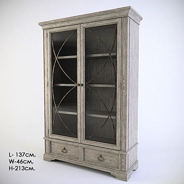 Elegant Bernhardt Marquesa Curio 3D model image 1 