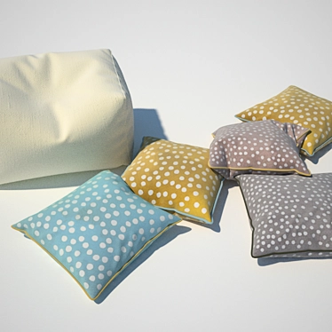 Cozy Cushions for Your Home 3D model image 1 