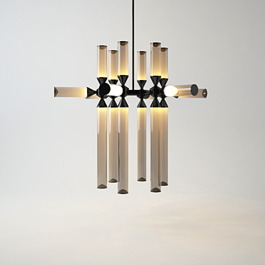 Modern Style Castle Chandelier 3D model image 1 