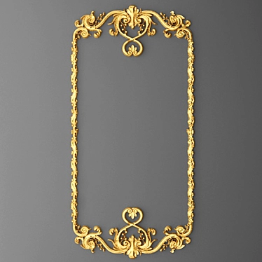 Elegant Stucco Frame 3D model image 1 