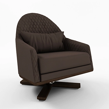 V-Ray Armchair: Classic Elegance 3D model image 1 