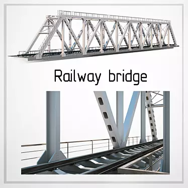 Voronezh Railroad Bridge 3D model image 1 