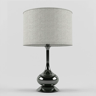 Elegant Illumination: Modern Table Lamp 3D model image 1 