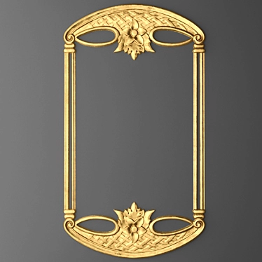 Elegant Stucco Frame 3D model image 1 