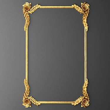 Elegant Stucco Frame 3D model image 1 