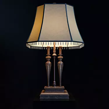Elegant Vintage Table Lamp 3D model image 1 