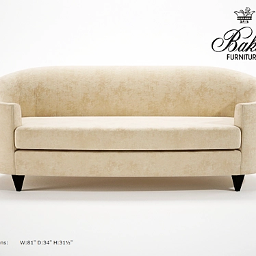 Baker Oval Sofa Sofa