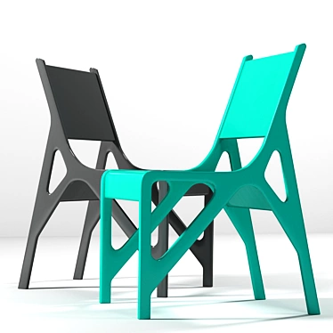 Turkish Naifdesign Mono Chair 3D model image 1 