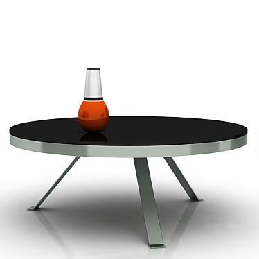 Sleek Scandinavian Coffee Table 3D model image 1 